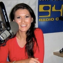 Antonia bei Radio Cottbus